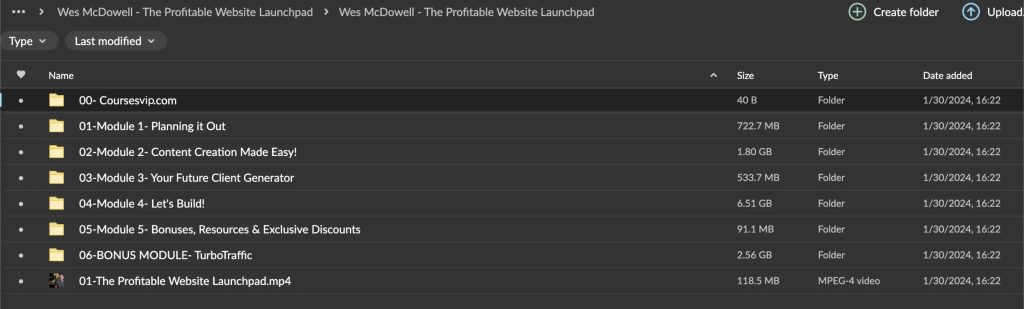 Wes McDowell – The Profitable Website Launchpad Download