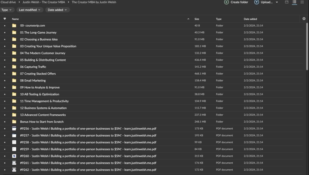 Justin Welsh – The Creator MBA Download