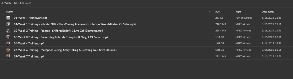 Eli Wilde – NLP For Sales Download