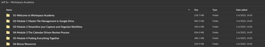 Jeff Su – Workspace Academy Download