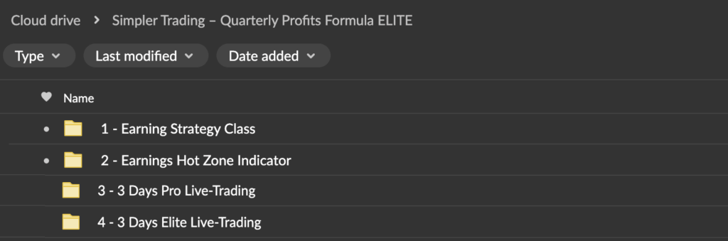 Simpler Trading – Quarterly Profits Formula ELITE Download