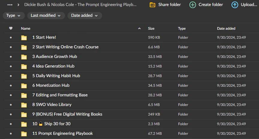 Dickie Bush & Nicolas Cole – The Prompt Engineering Playbook For Digital Writers Download