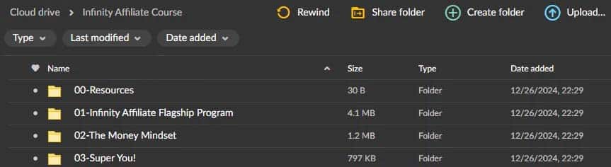 Infinity Affiliate Course Download