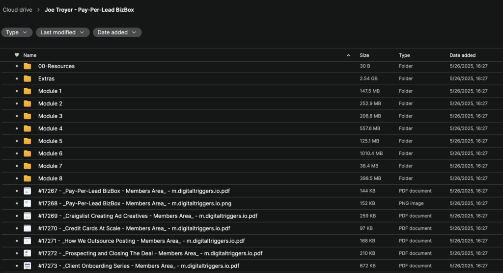 Joe Troyer – Pay-Per-Lead BizBox