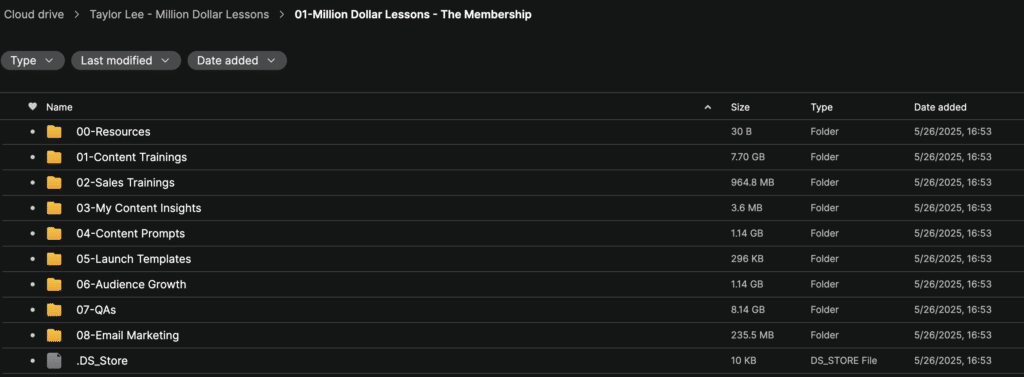 Taylor Lee – Million Dollar Lessons